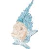 imageDeco 79 Polystone Pelican Decorative Sculpture Textured Home Decor Statue with Red Feathers and Round Blocks Accent Figurine 8quot x 4quot x 13quot RedBlue