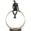 imageDeco 79 Polystone People Decorative Sculpture Home Decor Statue Accent Figurine 9quot x 5quot x 15quot BlackBlack