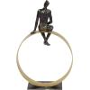 imageDeco 79 Polystone People Decorative Sculpture Home Decor Statue Accent Figurine 9quot x 5quot x 15quot BlackBlack