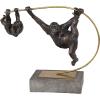 imageDeco 79 Polystone People Decorative Sculpture Home Decor Statue Accent Figurine 9quot x 5quot x 15quot BlackBlack