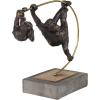 imageDeco 79 Polystone People Decorative Sculpture Home Decor Statue Accent Figurine 9quot x 5quot x 15quot BlackBlack