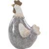 imageDeco 79 Polystone Rooster Decorative Garden Sculpture Indoor Outdoor Garden Statue Outdoor Sculpture 8quot x 5quot x 13quot Gray8 x 5 x 13
