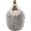 imageDeco 79 Polystone Rooster Decorative Garden Sculpture Indoor Outdoor Garden Statue Outdoor Sculpture 8quot x 5quot x 13quot Gray9 x 6 x 10