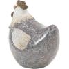 imageDeco 79 Polystone Rooster Decorative Garden Sculpture Indoor Outdoor Garden Statue Outdoor Sculpture 8quot x 5quot x 13quot Gray9 x 6 x 10