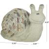 imageDeco 79 Polystone Snail Indoor Outdoor Garden Sculpture 12quot x 7quot x 8quot Gray