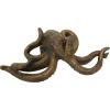 imageDeco 79 Porcelain Ceramic Octopus Decorative Sculpture Tall Home Decor Statue with Long Tentacles Accent Figurine 11quot x 12quot x 17quot SilverBlack