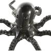 imageDeco 79 Porcelain Ceramic Octopus Decorative Sculpture Tall Home Decor Statue with Long Tentacles Accent Figurine 11quot x 12quot x 17quot SilverBlack