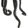 imageDeco 79 Porcelain Ceramic Octopus Decorative Sculpture Tall Home Decor Statue with Long Tentacles Accent Figurine 11quot x 12quot x 17quot SilverBlack