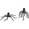 imageDeco 79 Porcelain Ceramic Octopus Decorative Sculpture Tall Home Decor Statue with Long Tentacles Accent Figurine 11quot x 12quot x 17quot SilverBlack
