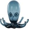 imageDeco 79 Porcelain Ceramic Octopus Decorative Sculpture Tall Home Decor Statue with Long Tentacles Accent Figurine 11quot x 12quot x 17quot SilverDark Blue