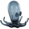 imageDeco 79 Porcelain Ceramic Octopus Decorative Sculpture Tall Home Decor Statue with Long Tentacles Accent Figurine 11quot x 12quot x 17quot SilverDark Blue