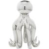 imageDeco 79 Porcelain Ceramic Octopus Decorative Sculpture Tall Home Decor Statue with Long Tentacles Accent Figurine 11quot x 12quot x 17quot SilverSilver