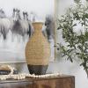imageDeco 79 Seagrass Handmade Decorative Vase Tall Woven Floor Centerpiece Vase Vase for Home Decoration 11quot x 11quot x 33quot Brown10 x 10 x 21