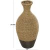 imageDeco 79 Seagrass Handmade Decorative Vase Tall Woven Floor Centerpiece Vase Vase for Home Decoration 11quot x 11quot x 33quot Brown10 x 10 x 21