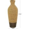 imageDeco 79 Seagrass Handmade Decorative Vase Tall Woven Floor Centerpiece Vase Vase for Home Decoration 11quot x 11quot x 33quot Brown10 x 10 x 28