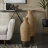 imageDeco 79 Seagrass Handmade Decorative Vase Tall Woven Floor Centerpiece Vase Vase for Home Decoration 11quot x 11quot x 33quot Brown10 x 10 x 28