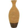 imageDeco 79 Seagrass Handmade Decorative Vase Tall Woven Floor Centerpiece Vase Vase for Home Decoration 11quot x 11quot x 33quot Brown11 x 11 x 27