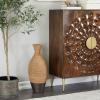 imageDeco 79 Seagrass Handmade Decorative Vase Tall Woven Floor Centerpiece Vase Vase for Home Decoration 11quot x 11quot x 33quot Brown11 x 11 x 27