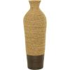 imageDeco 79 Seagrass Handmade Decorative Vase Tall Woven Floor Centerpiece Vase Vase for Home Decoration 11quot x 11quot x 33quot Brown11 x 11 x 33