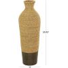 imageDeco 79 Seagrass Handmade Decorative Vase Tall Woven Floor Centerpiece Vase Vase for Home Decoration 11quot x 11quot x 33quot Brown11 x 11 x 33