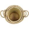imageDeco 79 Seagrass Round Storage Basket with Handles Set of 3 17quot 15quot 13quotW White