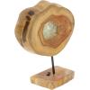 imageDeco 79 Teak Wood Abstract Handmade Decorative Sculpture Carved Home Decor Statue with Faces Accent Figurine 13quot x 4quot x 16quot Brown10 by 12