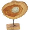 imageDeco 79 Teak Wood Abstract Handmade Decorative Sculpture Carved Home Decor Statue with Faces Accent Figurine 13quot x 4quot x 16quot Brown10 by 12