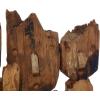 imageDeco 79 Teak Wood Abstract Handmade Decorative Sculpture Carved Home Decor Statue with Faces Accent Figurine 13quot x 4quot x 16quot Brown13 x 4 x 16