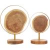 imageDeco 79 Teak Wood Abstract Handmade Decorative Sculpture Carved Home Decor Statue with Faces Accent Figurine 13quot x 4quot x 16quot Brown14  11H