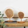 imageDeco 79 Teak Wood Abstract Handmade Decorative Sculpture Carved Home Decor Statue with Faces Accent Figurine 13quot x 4quot x 16quot Brown14  11H