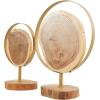 imageDeco 79 Teak Wood Abstract Handmade Decorative Sculpture Carved Home Decor Statue with Faces Accent Figurine 13quot x 4quot x 16quot Brown14  11H
