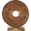 imageDeco 79 Teak Wood Abstract Handmade Decorative Sculpture Carved Home Decor Statue with Faces Accent Figurine 13quot x 4quot x 16quot Brown16 x 5 x 17