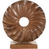 imageDeco 79 Teak Wood Abstract Handmade Decorative Sculpture Carved Home Decor Statue with Faces Accent Figurine 13quot x 4quot x 16quot Brown16 x 5 x 17