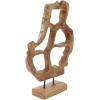 imageDeco 79 Teak Wood Abstract Handmade Decorative Sculpture Carved Home Decor Statue with Faces Accent Figurine 13quot x 4quot x 16quot Brown16 x 8 x 25