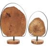 imageDeco 79 Teak Wood Abstract Handmade Decorative Sculpture Carved Home Decor Statue with Faces Accent Figurine 13quot x 4quot x 16quot Brown18  15H