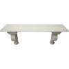 imageDeco 79 Wall Shelf 40quot L x 7quot W x 13quot H White32L x 7W x 14H