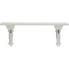 imageDeco 79 Wall Shelf 40quot L x 7quot W x 13quot H White40L x 7W x 13H