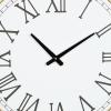 imageDeco 79 Wood Decorative Clock  Beaded Wall Clock for Home with Gold Metal Frame and Black Accents 24quot x 2quot x 24quot White