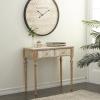 imageDeco 79 Wood Floral Intricately Carved 2 Drawers Console Table 36quot x 16quot x 33quot Brown