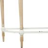 imageDeco 79 Wood Floral Intricately Carved Console Table with Woven Detail 44quot x 16quot x 31quot Brown