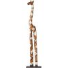 imageDeco 79 Wood Giraffe Decorative Sculpture Home Decor Statue Accent Figurine 11quot x 6quot x 47quot BrownBrown