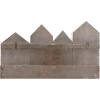 imageDeco 79 Wooden 1 Shelf Wall Shelf with Hooks 33quot x 5quot x 19quot White
