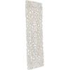 imageDeco 79 Wooden Floral Handmade Home Wall Decor Intricately Carved Wall Sculpture Wall Art 16quot x 1quot x 48quot White158L x 1W
