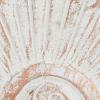 imageDeco 79 Wooden Floral Handmade Home Wall Decor Intricately Carved Wall Sculpture Wall Art 16quot x 1quot x 48quot White24L x 1W