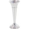 imageThe Novogratz Aluminum Metal Decorative Vase Flute Shaped Centerpiece Vase Flower Vase for Home Decoration 6quot x 6quot x 15quot Silver
