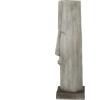 imageThe Novogratz Magnesium Oxide Indoor Outdoor Planter Easter Island Head Large Planter Pot Planter 13quot x 14quot x 18quot Dark GrayBrown