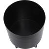 imageThe Novogratz Metal Indoor Outdoor Planter Small Planter Pot Set of 3 Planters 14quot 12quot 10quotH BlackBlack