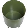 imageThe Novogratz Metal Indoor Outdoor Planter Small Planter Pot Set of 3 Planters 14quot 12quot 10quotH BlackGreen