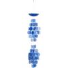 imageDeco 79 Capiz Shell Waterfall Windchime 5quot x 5quot x 27quot BlueBlue
