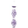 imageDeco 79 Capiz Shell Waterfall Windchime 5quot x 5quot x 27quot BluePurple